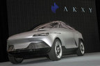 旭化成 EVコンセプトカー”AKXY”(アクシー) 記者発表会レポート[2017年5月17日水曜日／会場：新豊洲Brillia ランニングスタジアム(東京都江東区)]
