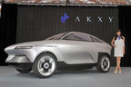 旭化成 EVコンセプトカー”AKXY”(アクシー) 記者発表会レポート[2017年5月17日水曜日／会場：新豊洲Brillia ランニングスタジアム(東京都江東区)]