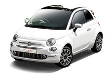 フィアット500C アイボリートップ