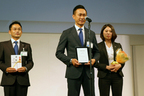 CS-VESC セミファイナル大会／チーム競技の部　ファイナリスト(海外研修参加決定)　ボルボカーズ千里　菊地 桃子さん／一柳 良さん／吉田 安秀さん
