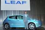 電気自動車「リーフ」とカルロス・ゴーン氏