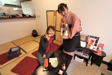 紫光庵にて塩村文夏さん