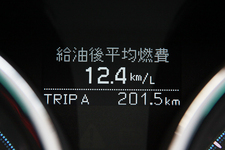 100-200km燃費は「12.4km/L」でした