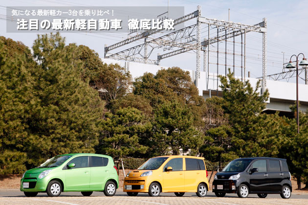 注目の最新軽自動車 徹底比較