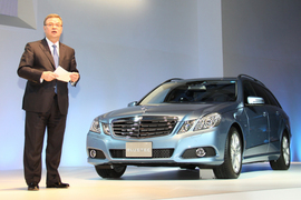 E350 BlueTECとハンス・テンペル社長