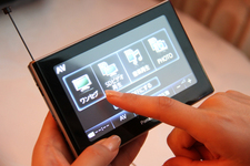 パナソニック ストラーダポケット CN-MP500 ワンセグ視聴操作