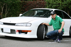 坂東正敬監督と愛車のシルビア