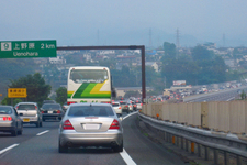 中央道 上野原付近の渋滞