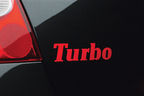 専用「Turbo」デカール