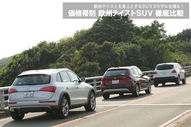 価格別 欧州テイストSUV 徹底比較