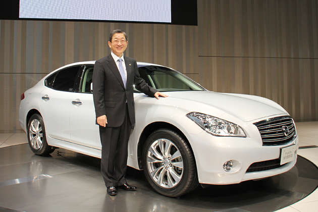 日産 フーガハイブリッド 新車発表会速報 新型車リリース速報 Mota