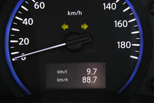 新型エルグランドの高速道路編の燃費は「9.7km／L」でした