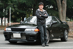 荒聖治選手と愛車の日産 R32 GT-R