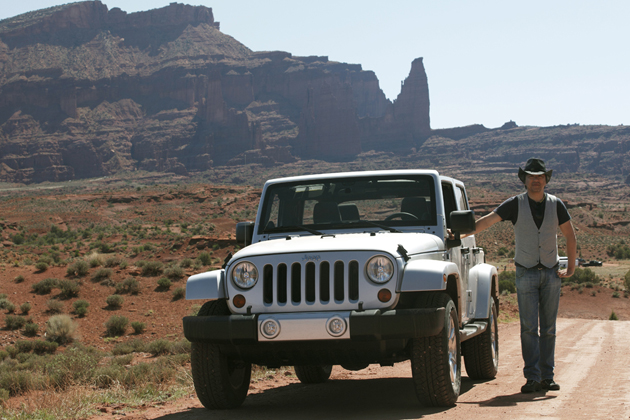 Jeep 70thイベントにて、九島辰也氏