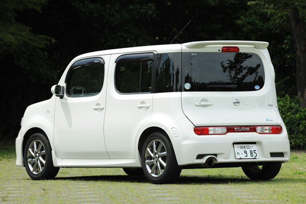 k*3様 日産 キューブライダー z12 AUTECH 4本 キューブ「アクシス」「ライダー パフォーマンススペック」を