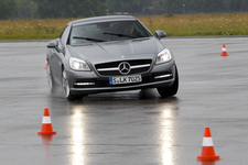 マイスルハイム テストコースでの試乗の様子