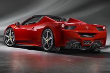 フェラーリ 458スパイダー リアイメージ