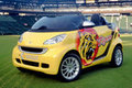 「スマート」の電気自動車が甲子園球場のリリーフカーに登板！