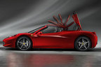 フェラーリ 新型 458スパイダー　アルミニウム製フル・リトラクタブル・ハードトップ