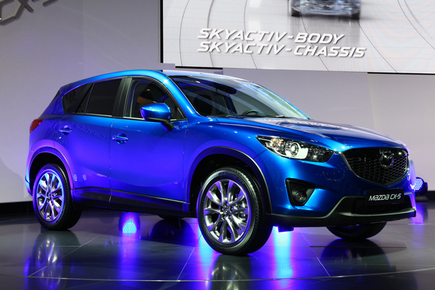 フランクフルトモーターショー2011で発表されたマツダ CX-5