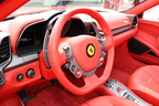 フェラーリ 458スパイダー ステアリング