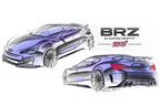 スバル FRスポーツ「BRZ」(市販予定車)コンセプトモデル『SUBARU BRZ CONCEPT -STI-』イメージスケッチ