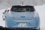 日産 リーフ 雪上走行イメージ