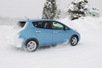 日産 リーフ 雪上走行イメージ