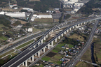 新東名高速道路 御殿場ジャンクション空撮