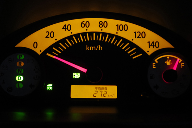 スズキ アルトエコの高速道路燃費は「27.2km/L」