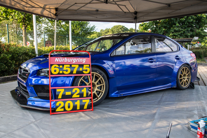 ニュル最速セダンの記録を樹立したスバル WRX STI タイプRA NBRスペシャル