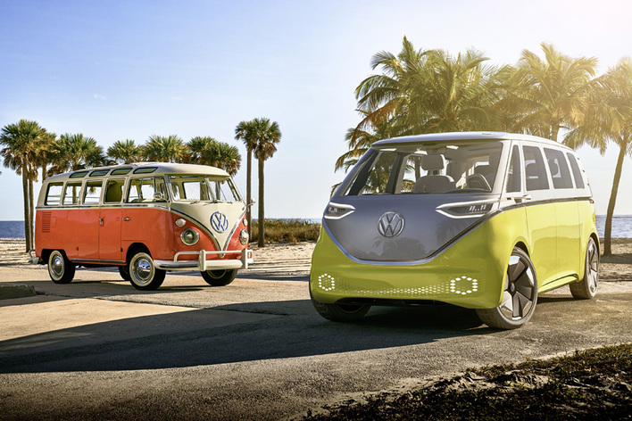 Vwのワーゲンバスがevで復活 自動運転機能も備えて22年に市販化へ 画像ギャラリー No 39 業界先取り 業界ニュース 自動車ニュース21国産車から輸入車まで Mota