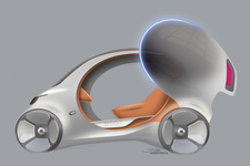 完全自動運転のEVコンセプトカー「スマートEQフォーツー」
