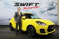 スズキ 新型スイスポ世界初公開！鈴木社長「誰もがスポーツドライビングを楽しめるモデルに仕上がった」【フランクフルトショー2017】