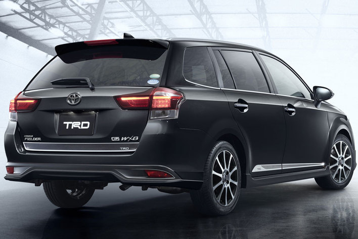 TRDパーツでトヨタ 新型「カローラ フィールダー/アクシオ」が TRDパーツでトヨタ 新型「カローラ フィールダー/アクシオ」が