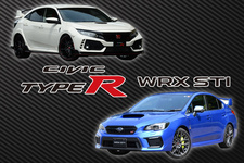 ホンダ シビックTYPE R vs スバル WRX STI