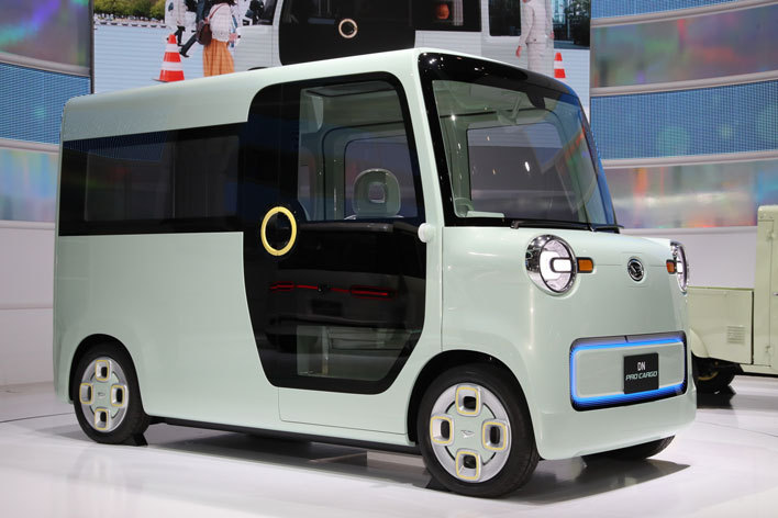 ダイハツ Dnプロカーゴは現代に蘇った ミゼット だった 東京モーターショー17 画像ギャラリー No 13 特集 Mota ダイハツ Dnプロカーゴは現代に蘇った ミゼット だった 東京モーターショー17 画像ギャラリー No 13 特集 Mota