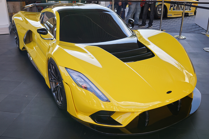 最高速 480キロ超 トルネード級の超速ロードカー ヘネシー ヴェノムf5 世界初公開 Semaショー17 最新版 モーターショー Mota