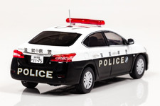 日産シルフィ 2013滋賀県警察所轄署地域警ら車両／RAI’S　ダイキャスト製1／43スケール