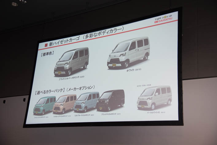 新型ハイゼット／アトレー発表会