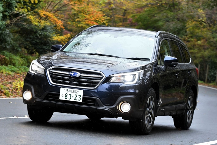 スバル 新型アウトバック 試乗 アウトドア派からも支持される本格クロスオーバーが更なる個性を手に入れた 1 2 徹底検証 17年新型車種ー試乗レポート Mota