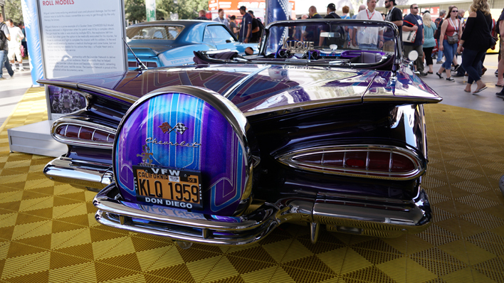 カスタムされたアメリカ車