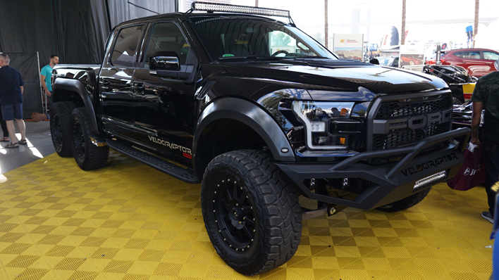 カスタムされたアメリカ車