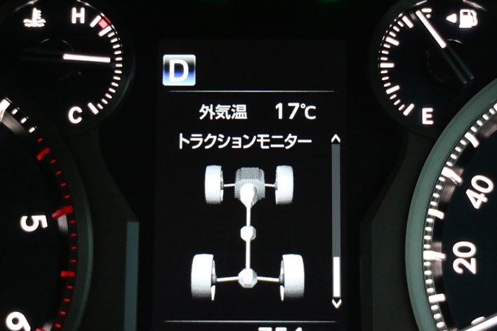 簡単な操作で路面にピッタリのセッティングに!