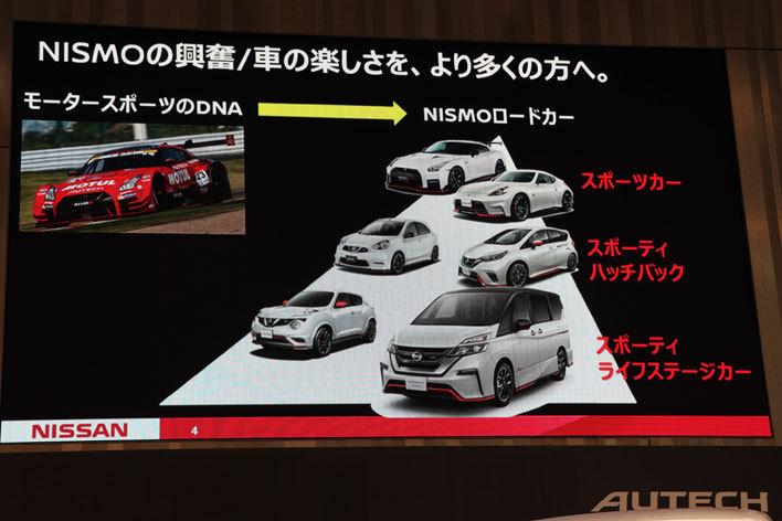 ＜ニッサン・日本市場におけるNISMO(ニスモ)及びAUTECH(オーテック)のブランド展開 記者説明会[2017年11月24日金曜日／会場；日産自動車グローバル本社ギャラリー(神奈川県横浜市)]＞