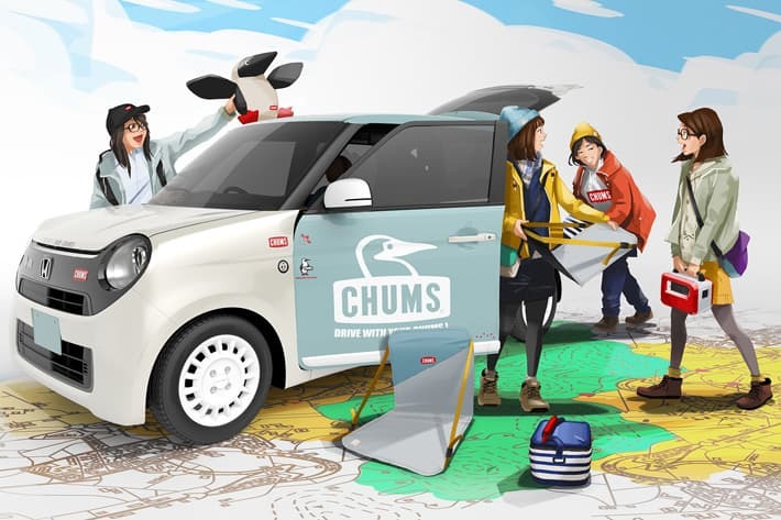 Chums チャムス がホンダアクセスとコラボ N One専用アクセサリー展開へ 業界先取り 業界ニュース 自動車ニュース22国産車から輸入車 まで Mota