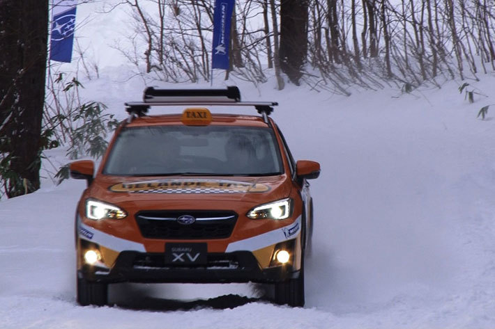 SUBARU“ゲレンデタクシー” in サッポロテイネスキー場