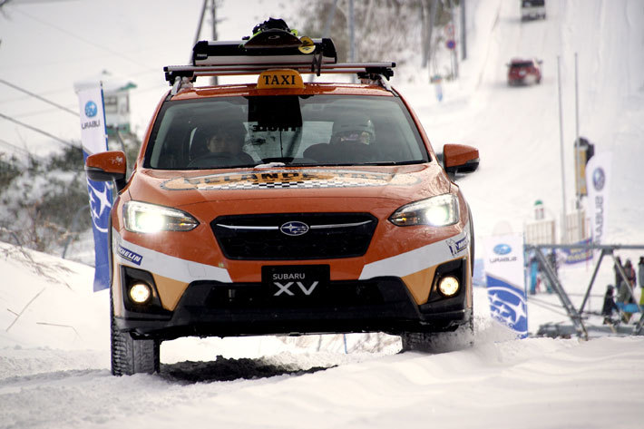 SUBARU“ゲレンデタクシー” in サッポロテイネスキー場