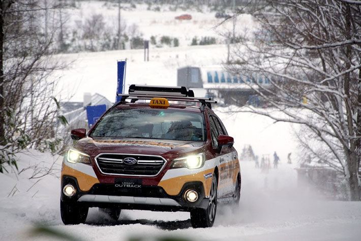 SUBARU“ゲレンデタクシー” in サッポロテイネスキー場