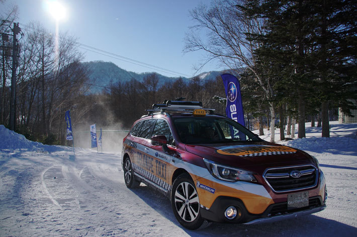 SUBARU“ゲレンデタクシー” in サッポロテイネスキー場